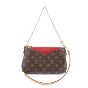 Louis Vuitton Monogram Pallas Clutch 2 Way Bag Cerise M41638 | AlmaBagz