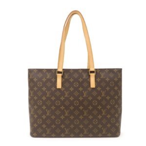Louis Vuitton Monogram Luco Tote Bag Brown M51155 | AlmaBagz