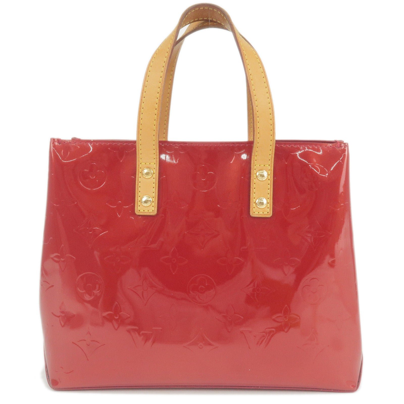 Louis Vuitton Monogram Vernis Lead PM Hand Bag Red M91990 | AlmaBagz