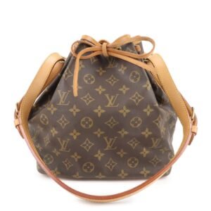 Louis Vuitton Monogram Petit Noe Shoulder Bag Brown M42226 | AlmaBagz