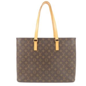 Louis Vuitton Monogram Luco Tote Shoulder Bag Brown M51155 | AlmaBagz