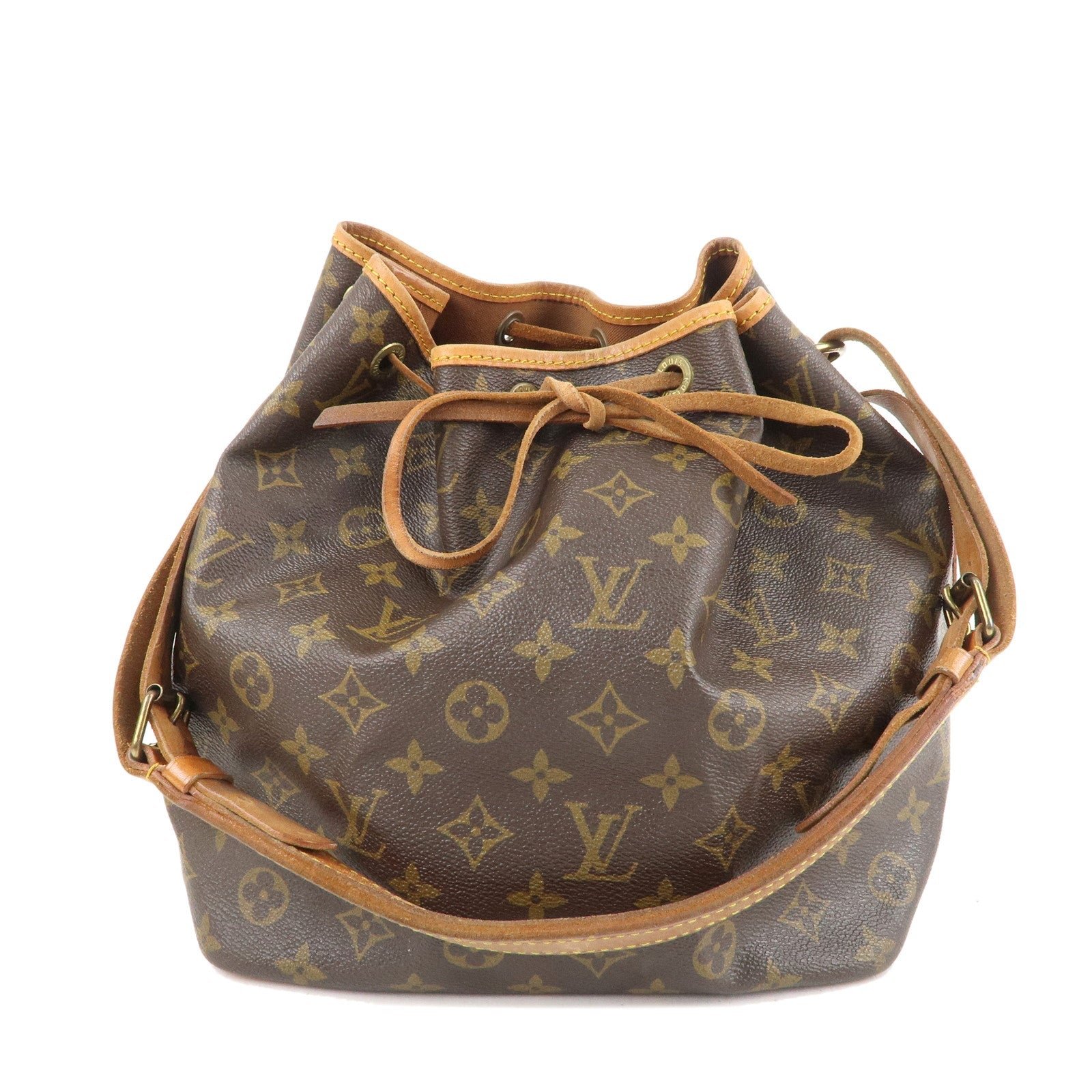 Louis Vuitton Monogram Petit Noe Shoulder Bag Brown M42226 | AlmaBagz