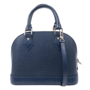 Louis Vuitton Epi Alma BB 2Way Bag Andigo Blue M40855 | AlmaBagz