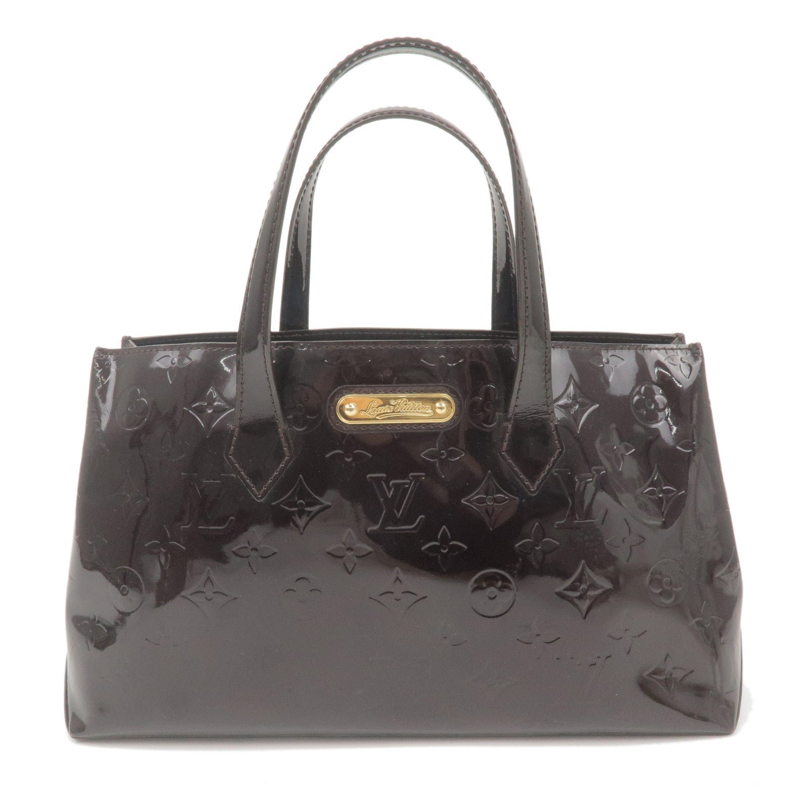 Louis Vuitton Monogram Vernis Wilshire PM Amarante M93641 | AlmaBagz