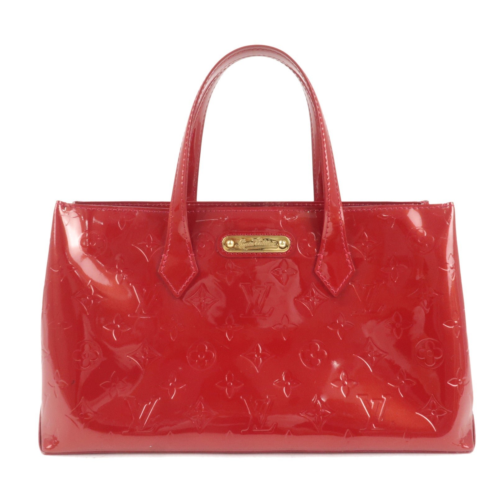 Louis Vuitton Monogram Vernis Wilshire PM Pomme d'Amour M93642 | AlmaBagz