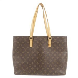 Louis Vuitton Monogram Luco Tote Bag Hand Bag Brown M51155 | AlmaBagz
