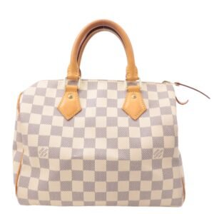 Louis Vuitton Damier Azur Speedy 25 Boston Bag Hand Bag N41371 | AlmaBagz