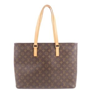 Louis Vuitton Monogram Luco Tote Bag Hand Bag Brown M51155 | AlmaBagz