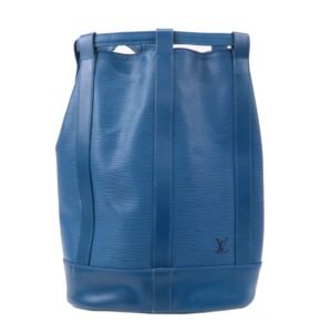 Louis Vuitton Epi Randonnee PM Laundry Bag Toledo Blue M52355 | AlmaBagz