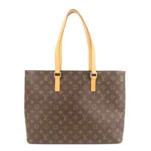 Louis Vuitton Monogram Luco Tote Bag Hand Bag Brown M51155 | AlmaBagz