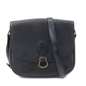 Louis Vuitton Epi Saint Cloud Shoulder Bag Black Noir M52192 | AlmaBagz