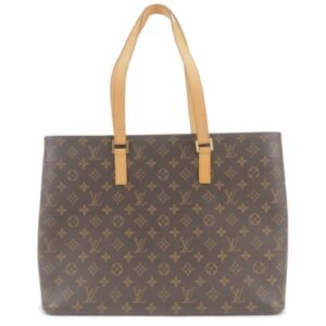 Louis Vuitton Monogram Luco Tote Bag Hand Bag Brown M51155 | AlmaBagz