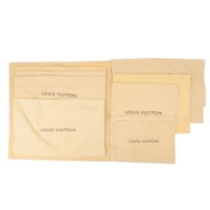 Louis Vuitton Set of 10 Dust Bag Flap Type Beige Brown | AlmaBagz