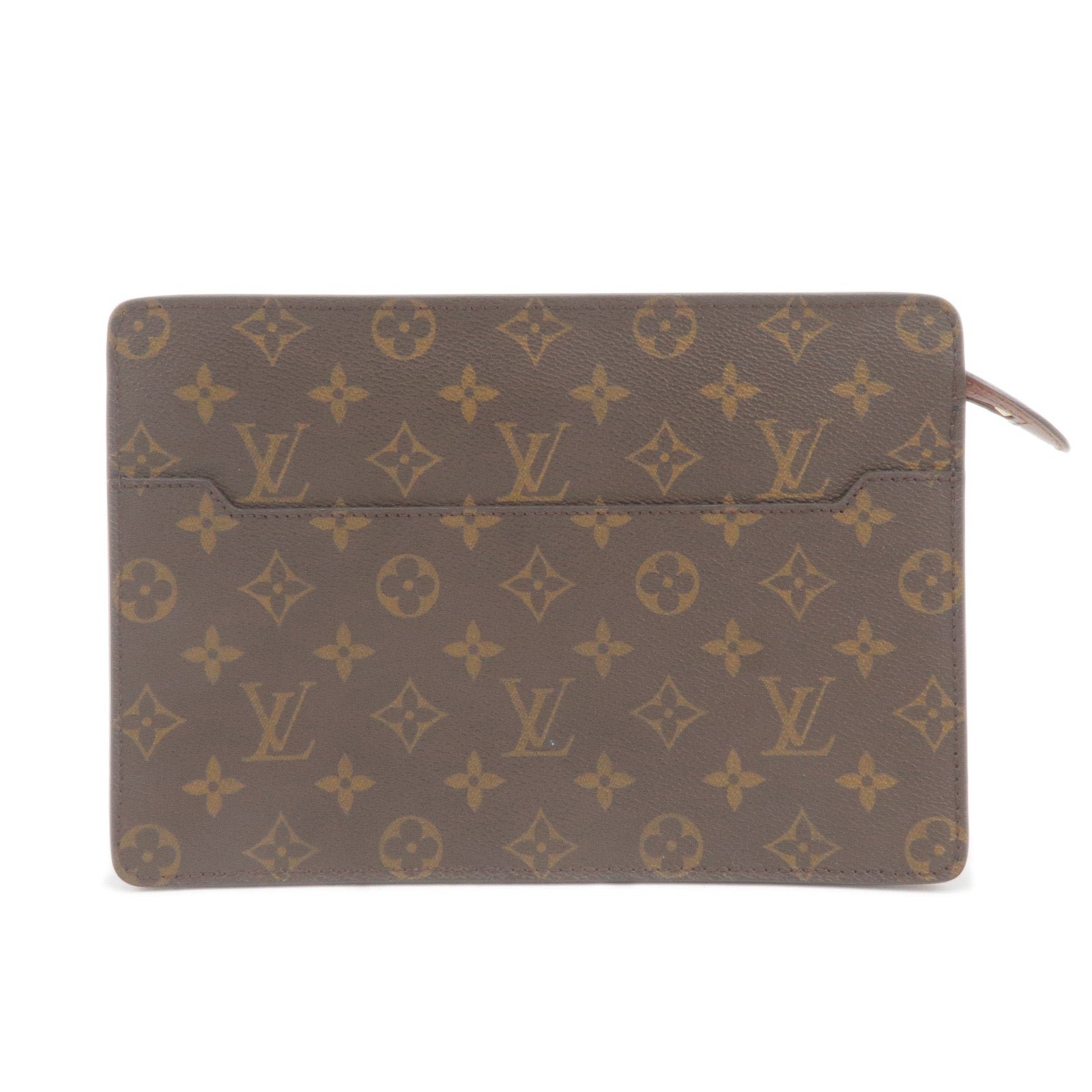 Louis Vuitton Monogram Pochette Homme Clutch Bag M51795 | AlmaBagz