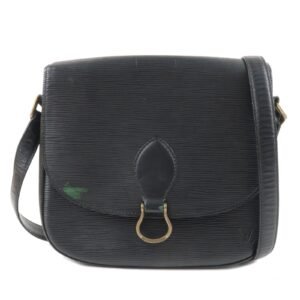 Louis Vuitton Epi Saint Cloud Shoulder Bag Noir Black M52192 | AlmaBagz
