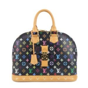 Louis Vuitton Monogram Multi Color Alma Hand Bag Noir M40442 | AlmaBagz