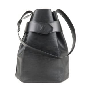 Louis Vuitton Epi Sac D'epaule GM Bucket Bag Noir Black M80155 | AlmaBagz