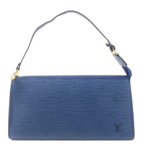 Louis Vuitton Epi Pochette Accessoires Pouch Toledo Blue M52945 | AlmaBagz