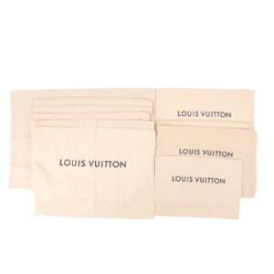 Louis Vuitton Set of 10 Dust Bag Beige Brown | AlmaBagz