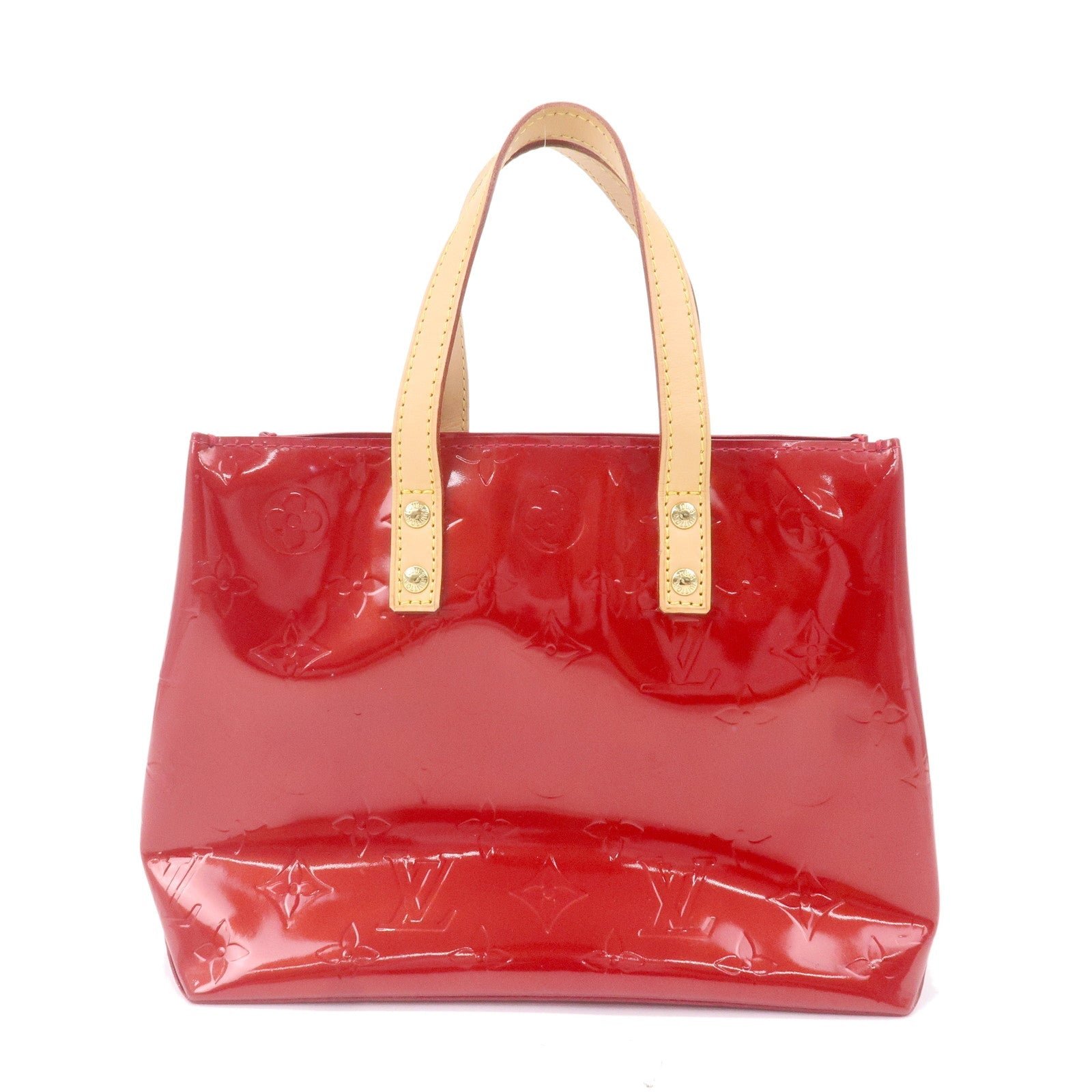 Louis Vuitton Monogram Vernis Lead PM Hand Bag Red M91990 | AlmaBagz