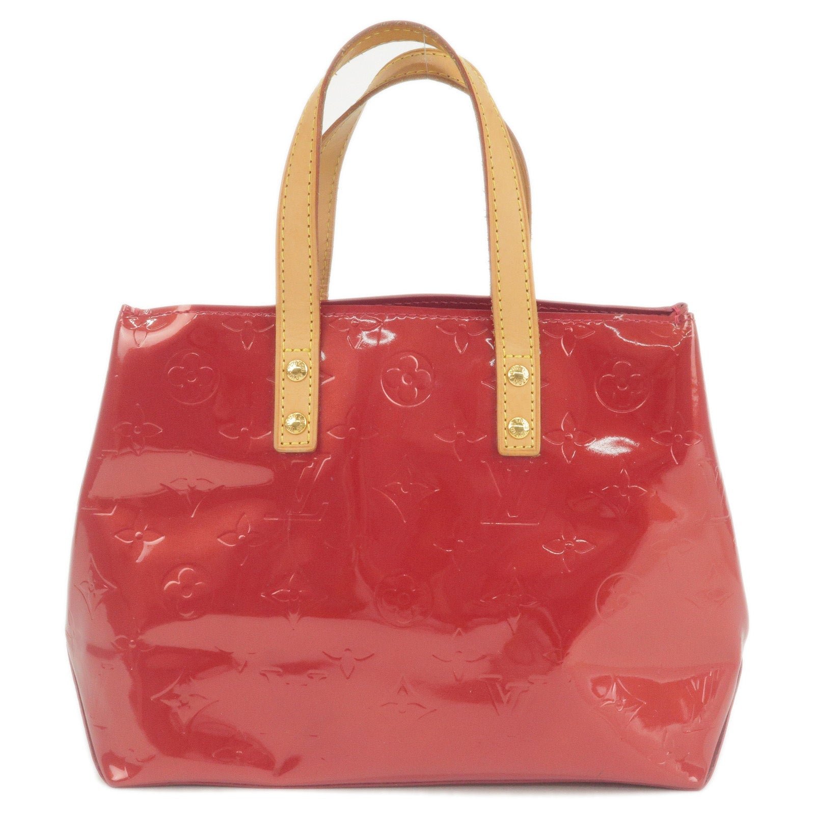 Louis Vuitton Monogram Vernis Lead PM Hand Bag Red M91990 | AlmaBagz