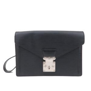 Louis Vuitton Epi Serie Dragonne Clutch Bag Noir Black M52762 | AlmaBagz