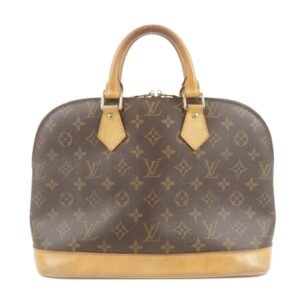 Louis Vuitton Monogram Alma Hand Bag Brown M51130 | AlmaBagz
