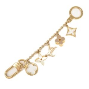 Louis Vuitton Fleur de Monogram LV Logo Bag Charm M65111 | AlmaBagz