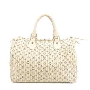 Louis Vuitton Monogram Mini Lin Speedy 30 Hand Bag Croiset M95500 | AlmaBagz