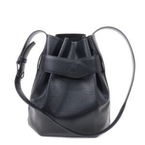 Louis Vuitton Epi Sac D'epaule PM Bucket Bag Noir Black M80157 | AlmaBagz