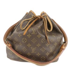 Louis Vuitton Monogram Petit Noe Shoulder Bag Brown M42226 | AlmaBagz