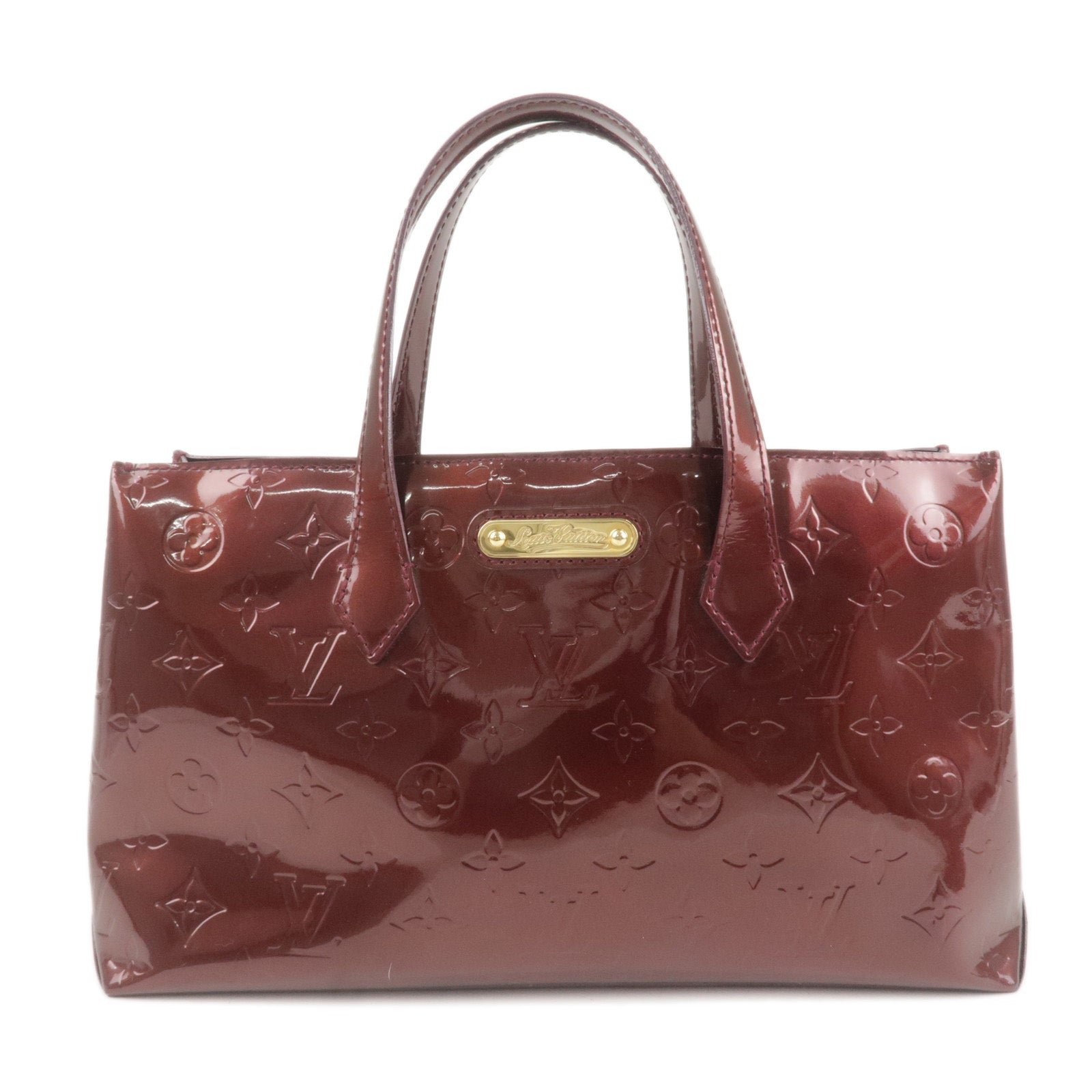 Louis Vuitton Monogram Vernis Wilshire PM Rouge Faurviste M91644 | AlmaBagz