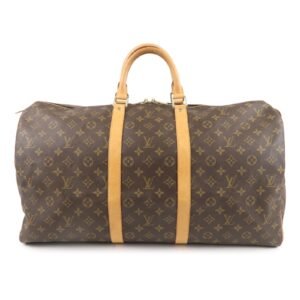 Louis Vuitton Monogram Keep All 55 Boston Bag Brown M41424 | AlmaBagz