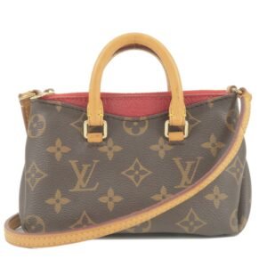 Louis Vuitton Nano Pallas Shoulder Bag Cerise M61254 | AlmaBagz