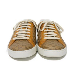 GUCCI sneakers 602548 HWM10 8961 GG Mini Supreme Brown GG Mini Supreme Ace Mickey Mouse 8 1/2 | AlmaBagz