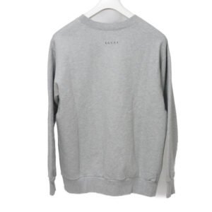 GUCCI sweat 623245 XJDAJ 1230 cotton gray Disney Vintage-like Donald Duck logo print M | AlmaBagz