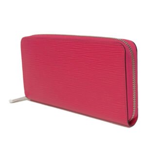 LOUIS VUITTON Long Wallet Purse M62580 Epi leather x grain leather Freesia LV logo embossed pink new zip around bag in good condition Epi Zippy wallet Women Used | AlmaBagz