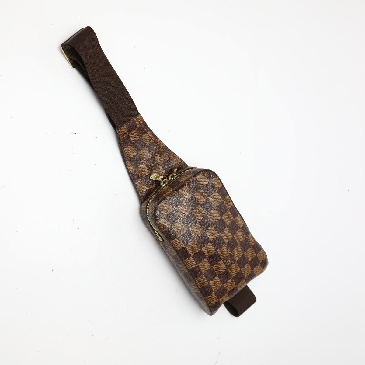 LOUIS VUITTON Sling bag N51994 Damier canvas Brown Waist pouch Damier Geronimos unisex(Unisex) Used | AlmaBagz - Image 13