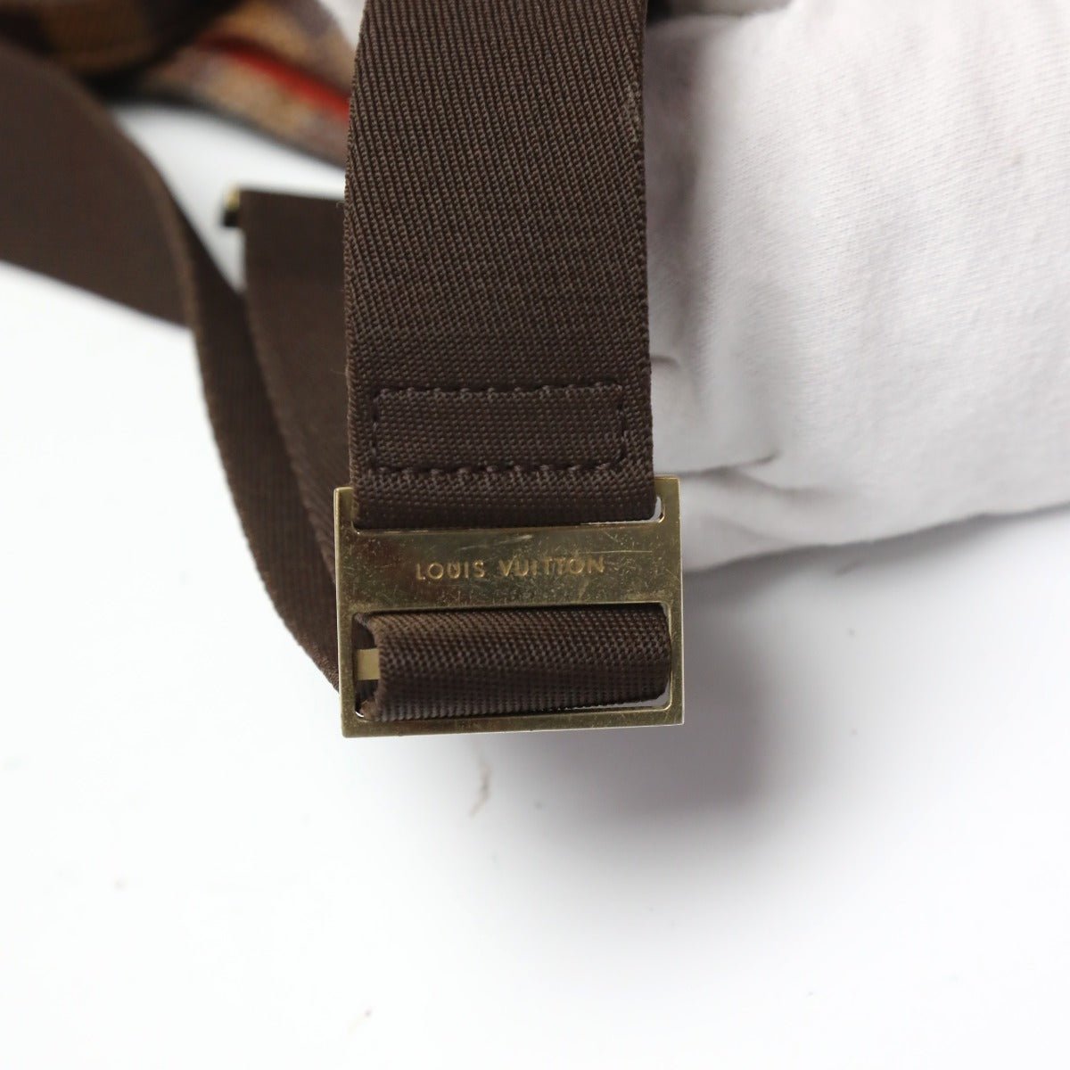 LOUIS VUITTON Sling bag N51994 Damier canvas Brown Waist pouch Damier Geronimos unisex(Unisex) Used | AlmaBagz - Image 7