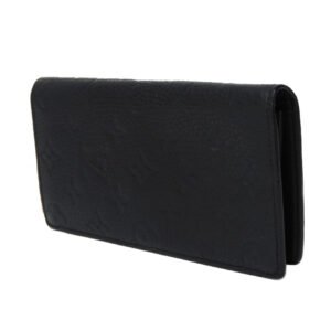 LOUIS VUITTON Long Wallet Purse M69038 Taurillon Clemence leather (monogram embossed) Noir New Bifold Wallet Long Wallet Purse Black Current RFID IC Chip Monogram Taurillon Clemence Portefeuille Braza mens Used | AlmaBagz