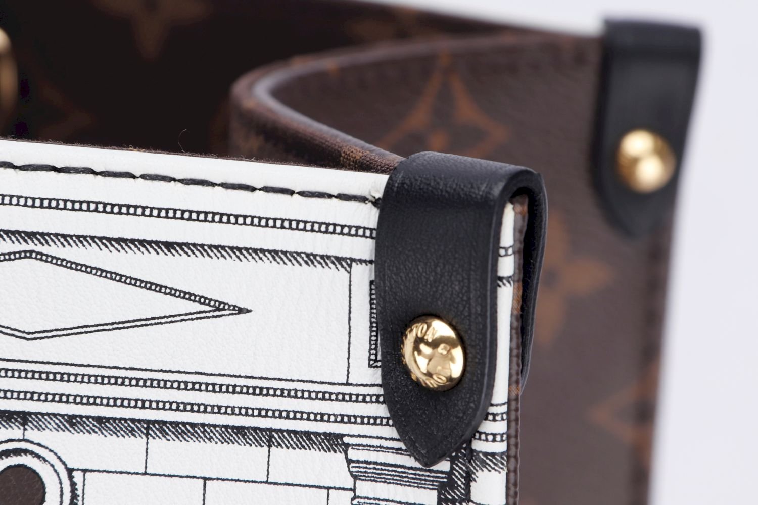 Louis Vuitton On The Go Fornasetti Capsule Collection (M59264) MM Size, with Dust Cover | AlmaBagz - Image 12