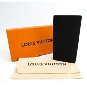 Louis Vuitton Circle signature Brazza Wallet Epi Leather Noir | AlmaBagz