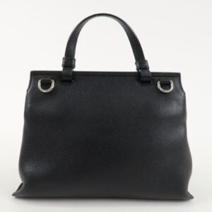 GUCCI Bamboo Leather Daily 2WAY Bag Shoulder Hand Bag 370831 | AlmaBagz