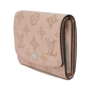 LOUIS VUITTON Bifold Wallet M62541 Mahina leather (stamped) Magnolia Monogram Mahina Portefeuille Iris Compact | AlmaBagz