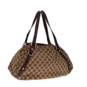 Gucci Abbey GG Hobo With Brown Leather Trims | AlmaBagz