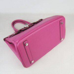 Hermes Birkin 30cm Togo Leather Handbags Peach Silver | AlmaBagz