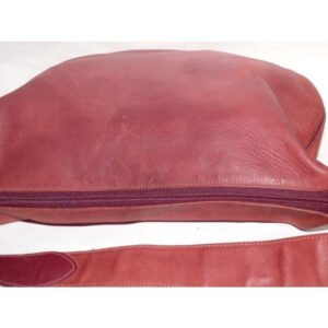 Gucci Vintage Burgundy Red Suede With Leather Hobo Bag | AlmaBagz