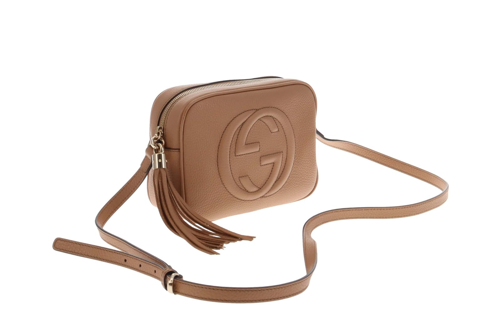 Gucci Camel Coloured Leather Soho Disco | AlmaBagz
