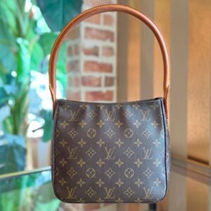 LOUIS VUITTON Looping MM Monogram Canvas Shoulder Bag | AlmaBagz