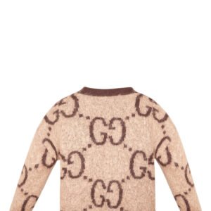 GUCCI GG Mohair Cardigan Brown GG | AlmaBagz